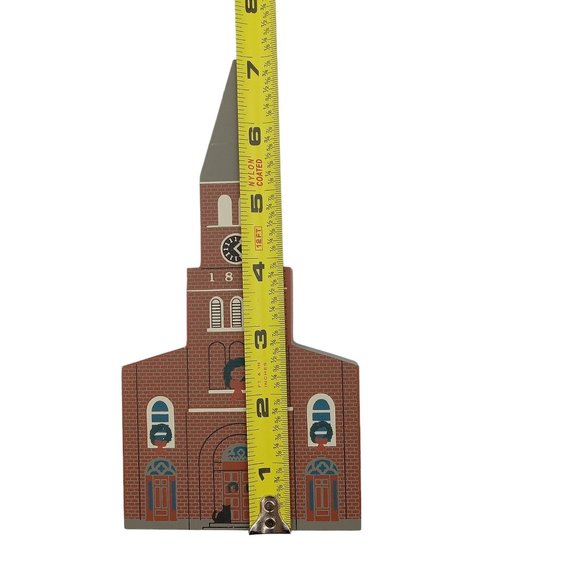 Cat's Meow Village St Peter's Catholic Church of St. Charles Christmas Series - Picture 7 of 8